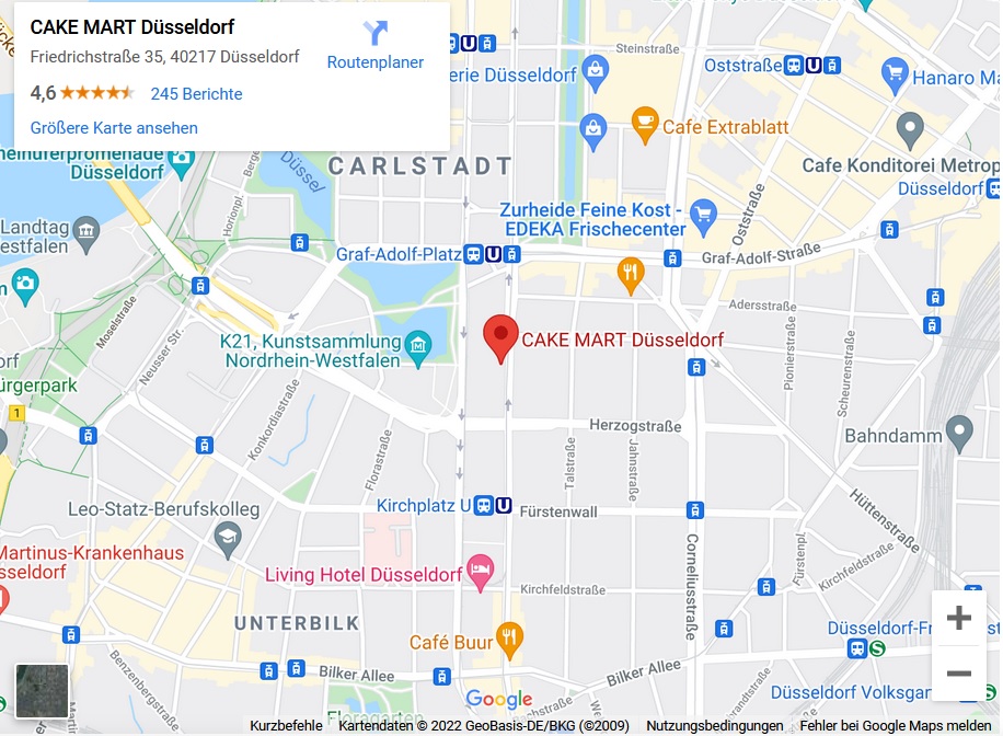 CAKE MART - Der Shop für Tortenzubehör in Düsseldorf | MEINCUPCAKE Shop