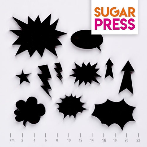 Sugar Press Set Wham Bam - Comic - 11 Teilig