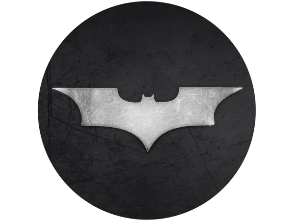 Tortenaufleger Batman Logo 2, rund 20cm