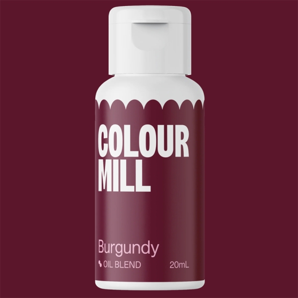 Colour Mill Lebensmittelfarbe Burgundy 20 ml fettlöslich