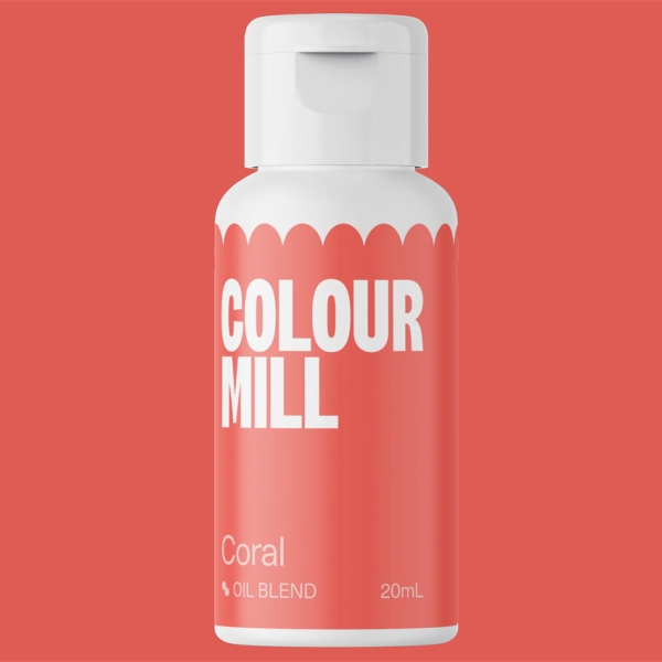 Colour Mill Lebensmittelfarbe Coral 20 ml fettlöslich