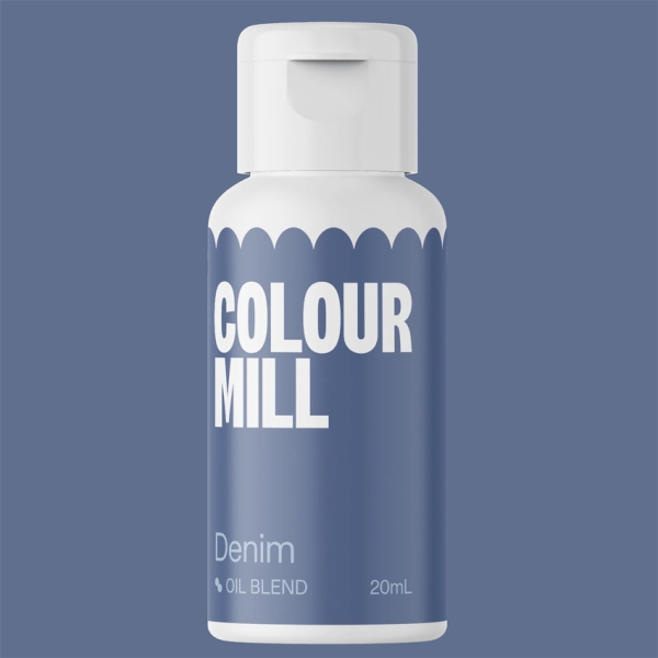 Colour Mill Lebensmittelfarbe Denim Blau 20 ml fettlöslich