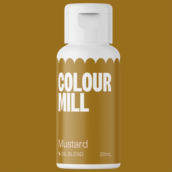 Colour Mill Lebensmittelfarbe Mustard 20 ml fettlöslich