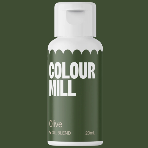 Colour Mill Lebensmittelfarbe Olive Grün 20 ml fettlöslich