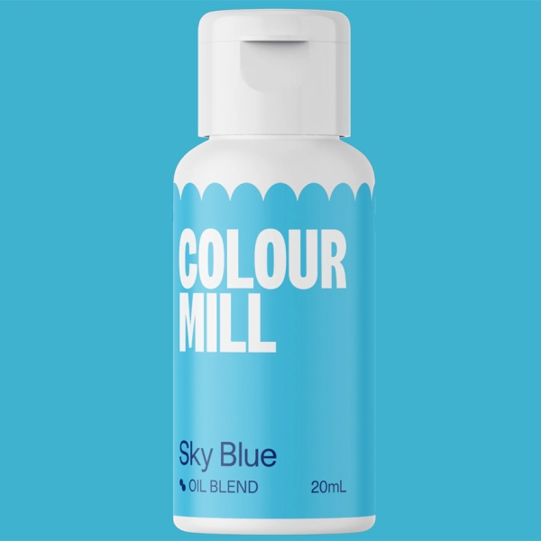 Colour Mill Lebensmittelfarbe Sky Blue 20 ml fettlöslich