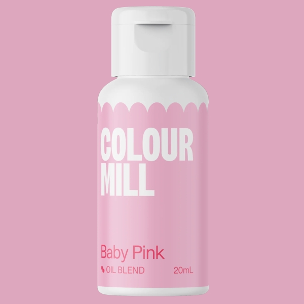 Colour Mill Lebensmittelfarbe Baby Pink 20 ml fettlöslich