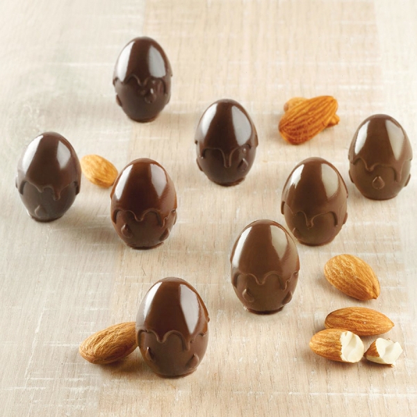 Silikomart Silikonform für Schokolade "Osterei Drop"