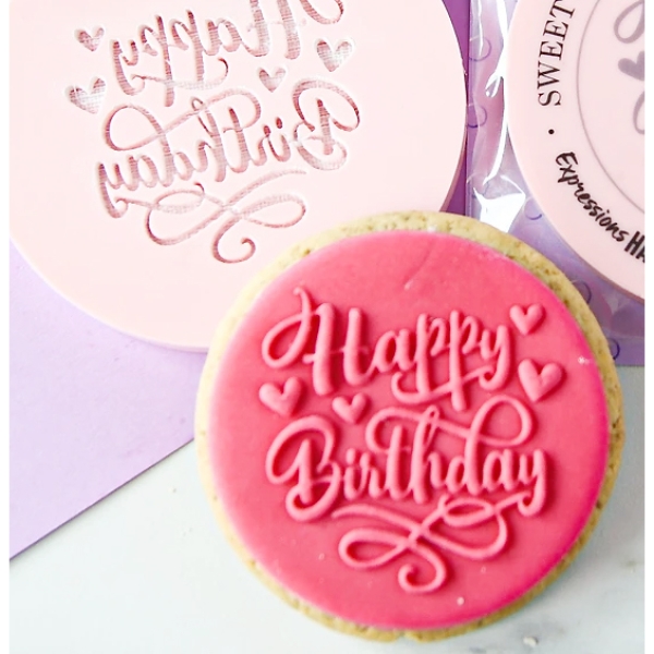Sweet Stamp Outboss Herzen Happy Birthday