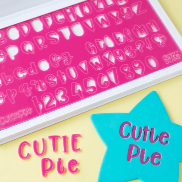 Sweet Stamp Stempel Groß- & Kleinbuchstaben & Zahlen Set 'Cutie Pie'