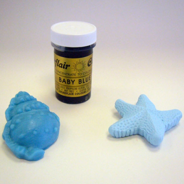 Sugarflair Profi Lebensmittelfarbe Baby blue (Babyblau), 25 g