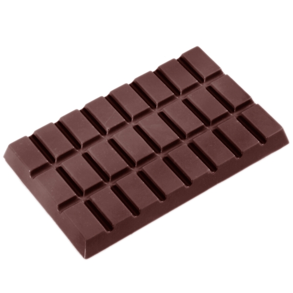 CW Profi Schokoladenform Gießform für Kuvertüre, Schokoladentafel, 1 cm dick
