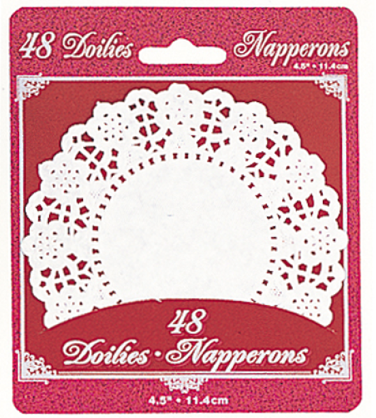 Cupcake-Doilies, kleine Tortenspitzen, 11 cm, 48 Stk.
