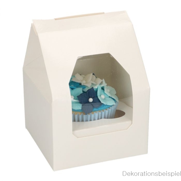 FC Single Cupcake-Boxen, weiß, 5er Set