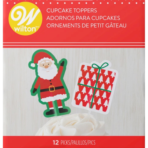 Wilton Cupcakes Picker Weihnachtsmann Geschenk