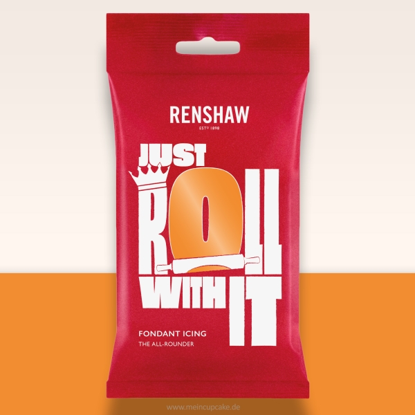 Renshaw Fondant Orange, 250 g