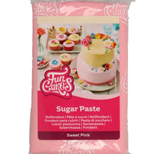Fondant Ausrollfondant Sweet Pink, vanille 250 g, FunCakes