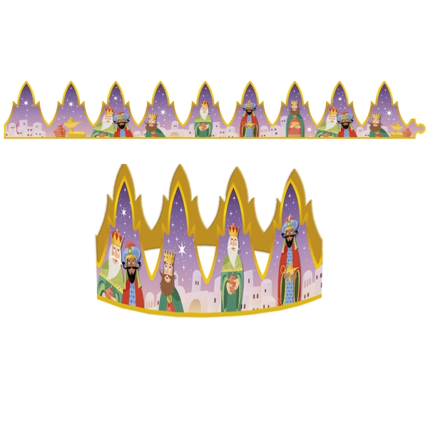 Galette des Rois Zubehör "Krone" für Dreikönigskuchen 