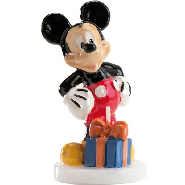Geburtstagskerze, 'Mickey Mouse', ca. 15 cm | MEINCUPCAKE Shop