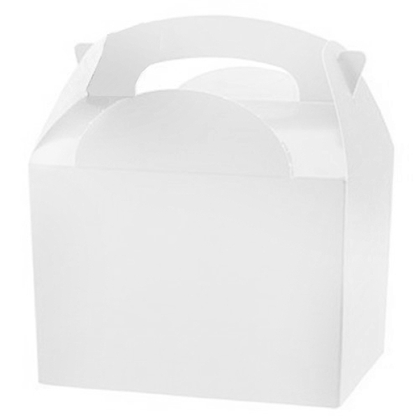 Kuchenbox mit Griff, Weiß, 15 x 10 cm