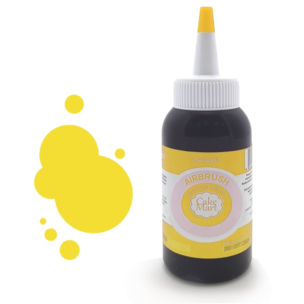 Airbrush-Lebensmittelfarbe "Gelb", 75 ml