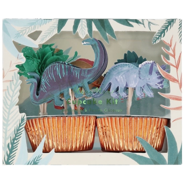 Meri Meri Cupcakes Set Dinosaurier-Königreich