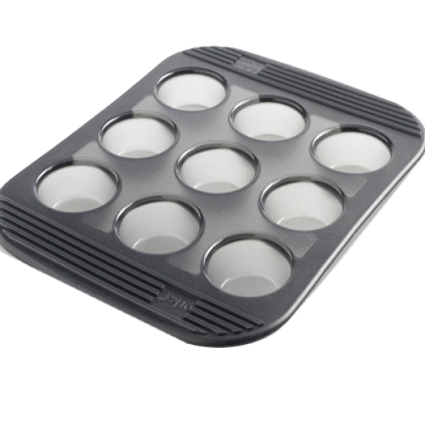 Mastrad Mini-Muffinform, aus Silikon, 9er, 27 x 21 x 3 cm