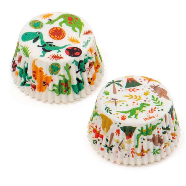 Decora Muffinförmchen "Dinos-Cupcakes"