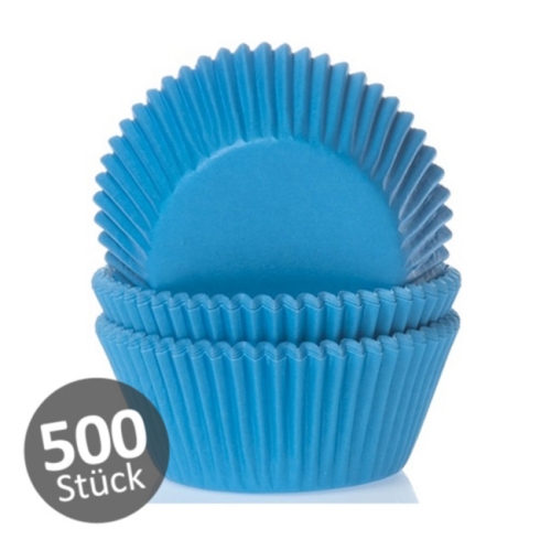 Muffinförmchen "Blau", Große Menge 500 Stck.