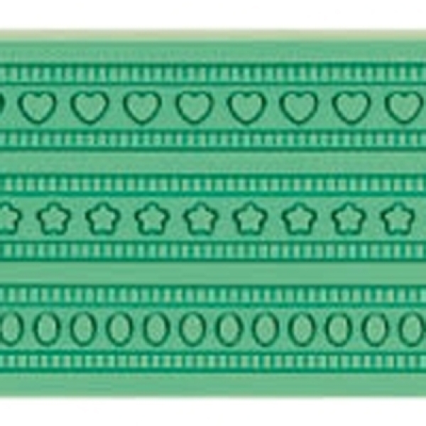 Pavoni Magic Decor Essbare Spitze Silikon-Matte 39 x 8 cm 3 Motive