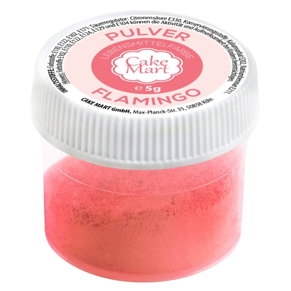 CAKE MART Lebensmittelfarbe Pulver "Flamingo", flamingo, 5 g