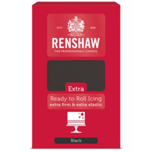 Renshaw EXTRA Fondant Schwarz, 1 kg