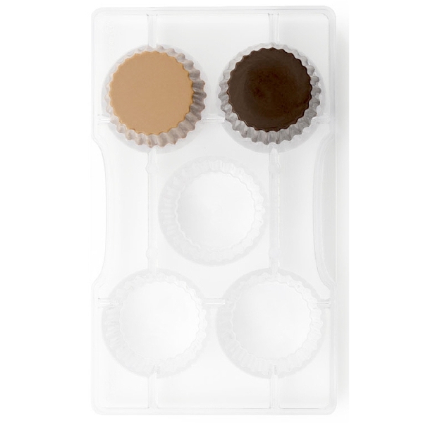Decora Schokoladenform Cupcakes 4 cm
