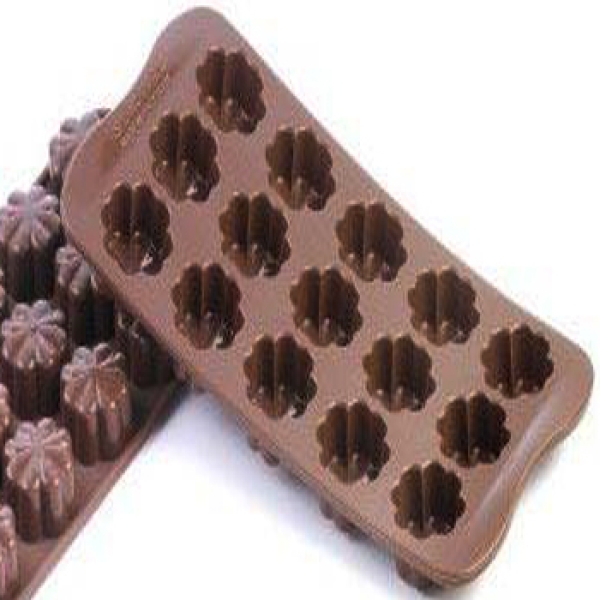 Silikomart Silikonform für Schokolade "Fleury", Kleeblatt