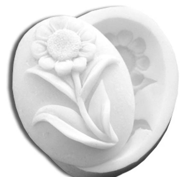 Silikomart 3D Fondant Präger "Blume" 5,3 x 4,0 cm