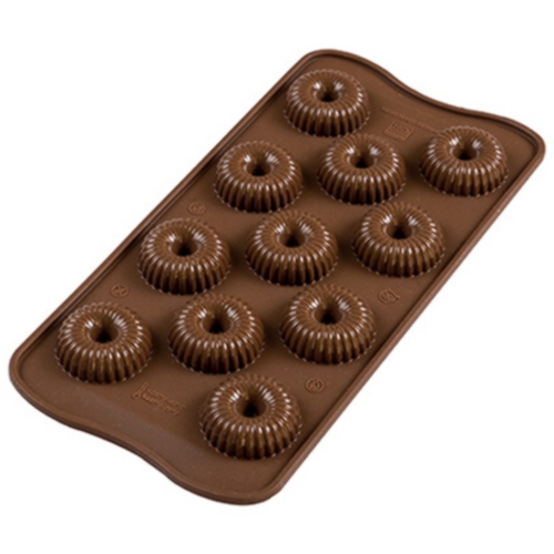 Silikomart Silikonform für Schokolade "Kronen"
