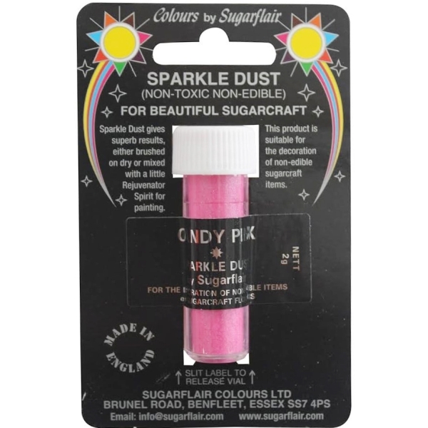 Sugarflair Sparkle Dust "Candy Pink" nicht essbar