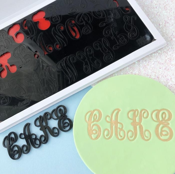 Sweet Stamp Stempel Set 'MONOGRAMS' by Evil Cake Genius