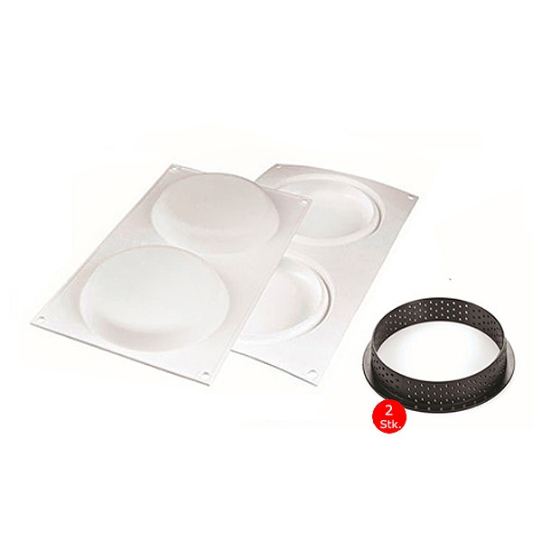 Silikomart Kit Tarte Ring Set 15 cm