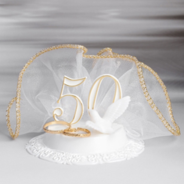 Tortendeko Figur für Goldene Hochzeit, 50