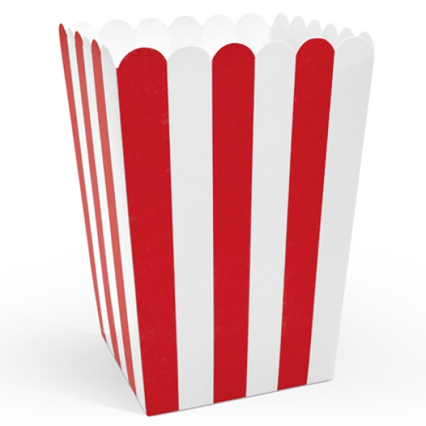 Popcornboxen Mini 7 x 7 x 13 cm, 6 Stk.
