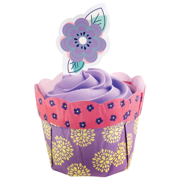 Wilton Cupcakes Set Blume 24 teilig