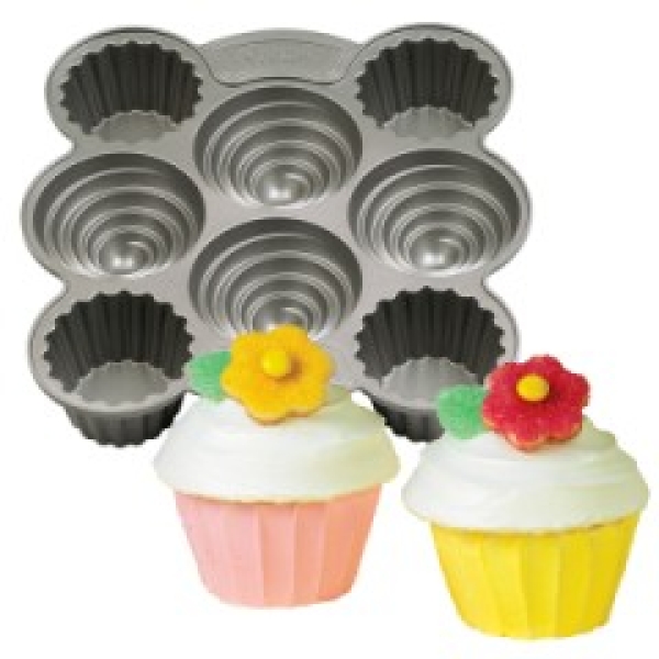 Wilton Backform für 4 gefüllte Cupcakes | MEINCUPCAKE Shop