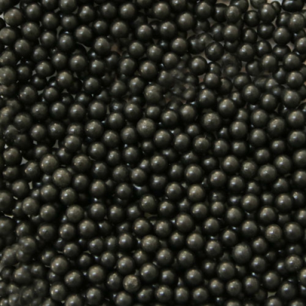 Zuckerperlen Schwarz (matt) 4 mm 80 g