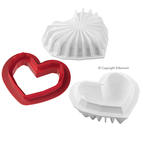 Silikomart Amore Origami Silikonform inkl. Ausstecher | MEINCUPCAKE Shop