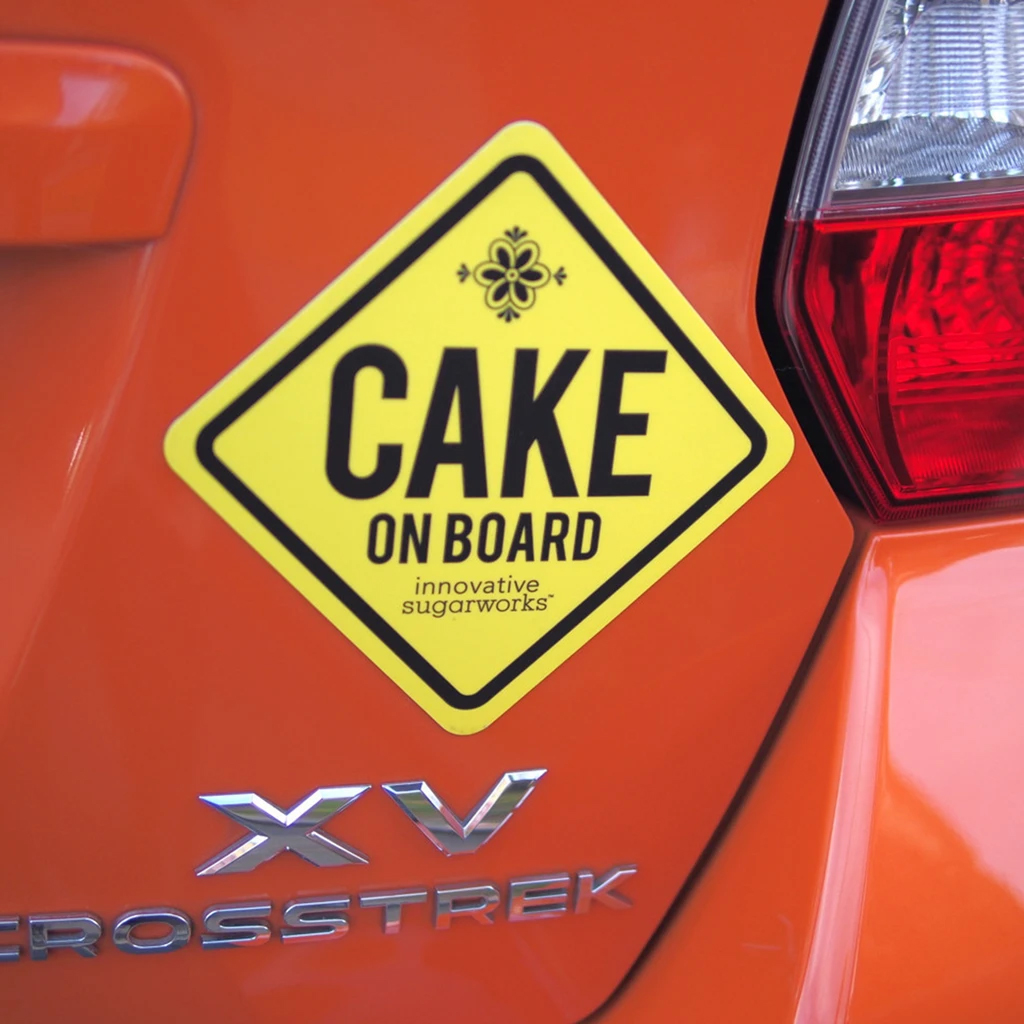 Auto-Magnetschild "CAKE ON BOARD" | MEINCUPCAKE Shop