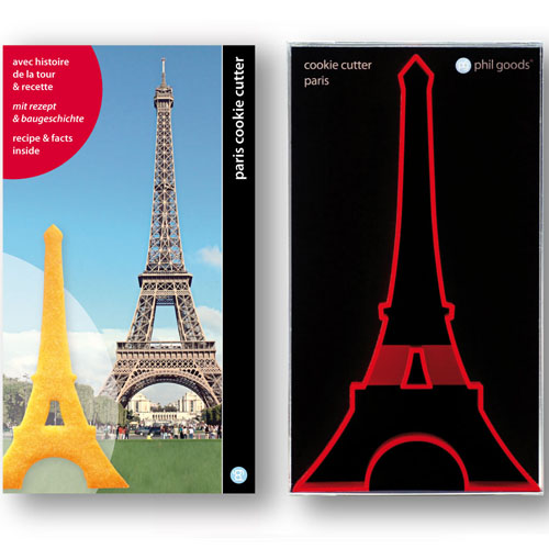 Plätzchen-Ausstechform "Paris, Eiffelturm", Rot | MEINCUPCAKE Shop