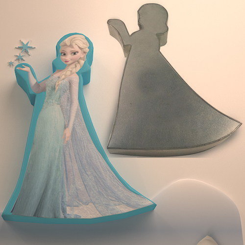 Euro Tins Backform, Prinzessin, Eiskönigin Elsa, x 5 cm | MEINCUPCAKE Shop