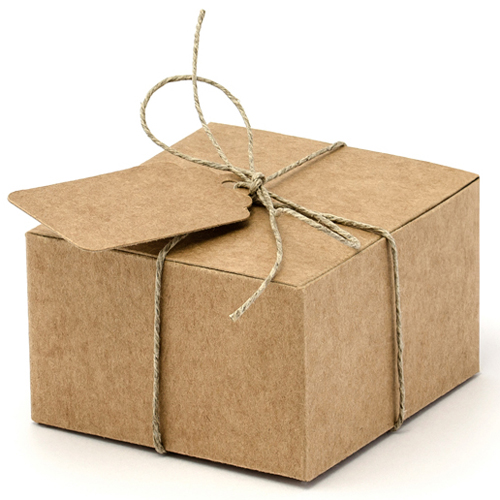 Geschenkboxen, kraftpapier, braun, L 28.5 x 16.4 x 24.6 cm | MEINCUPCAKE  Shop