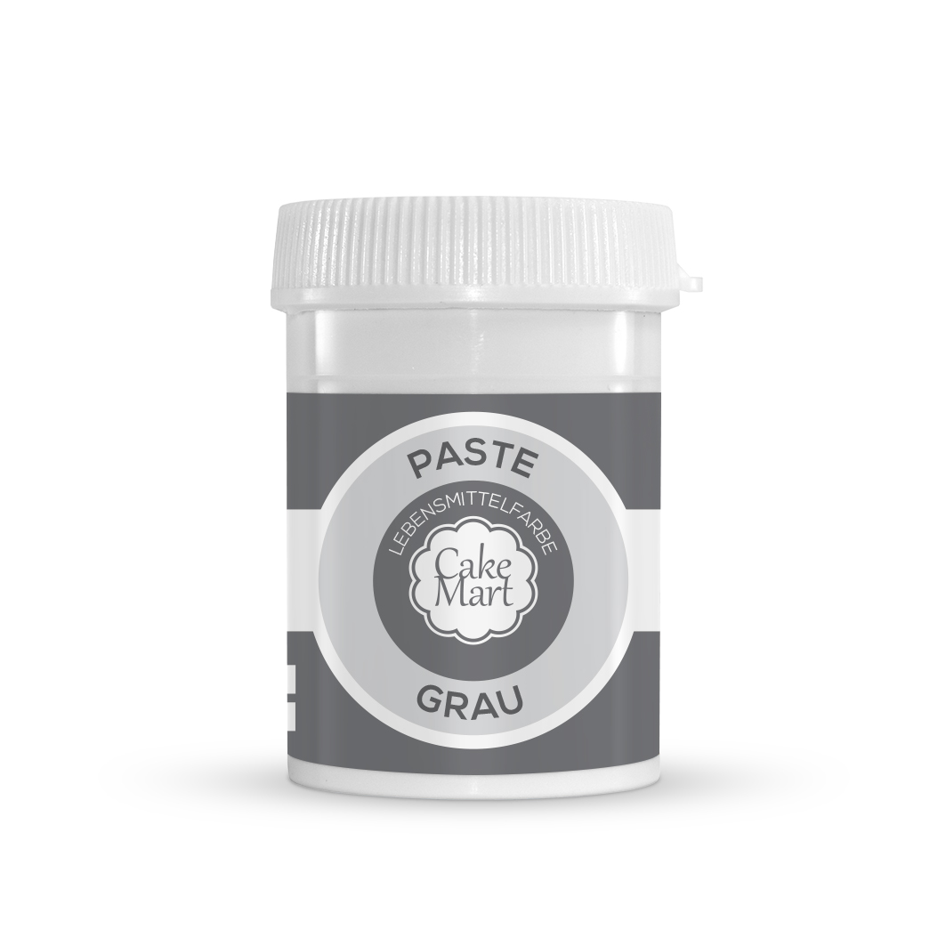 Lebensmittelfarbe Paste "Grau", grey, 30 g | MEINCUPCAKE Shop