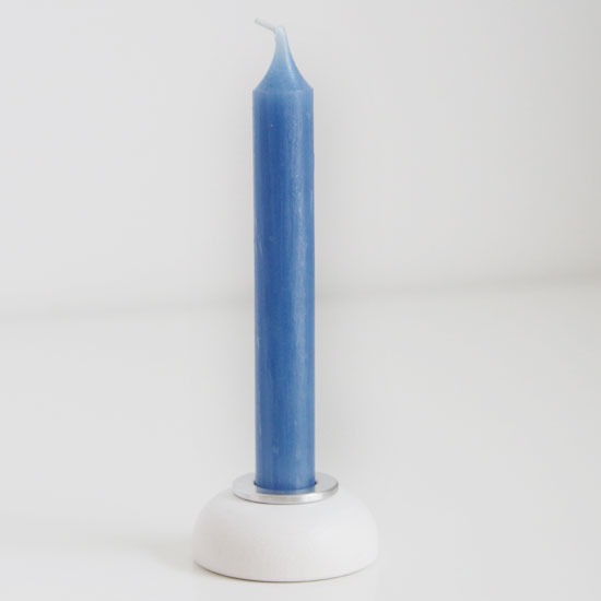 Kerzenständer für Baumkerzen, Weiß, 4 cm | MEINCUPCAKE Shop